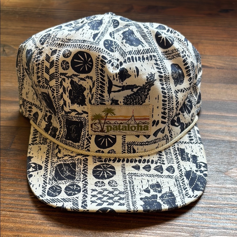 Patagonia Black and White Patterned Cap